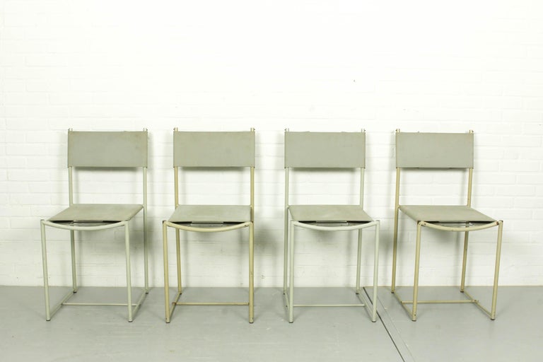 Set of 4 Italian Spaghetti Chairs by Giandomenico Belotti for Alias ​​Design, 19 For Sale 2