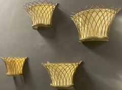 set of 4 italien wall scones