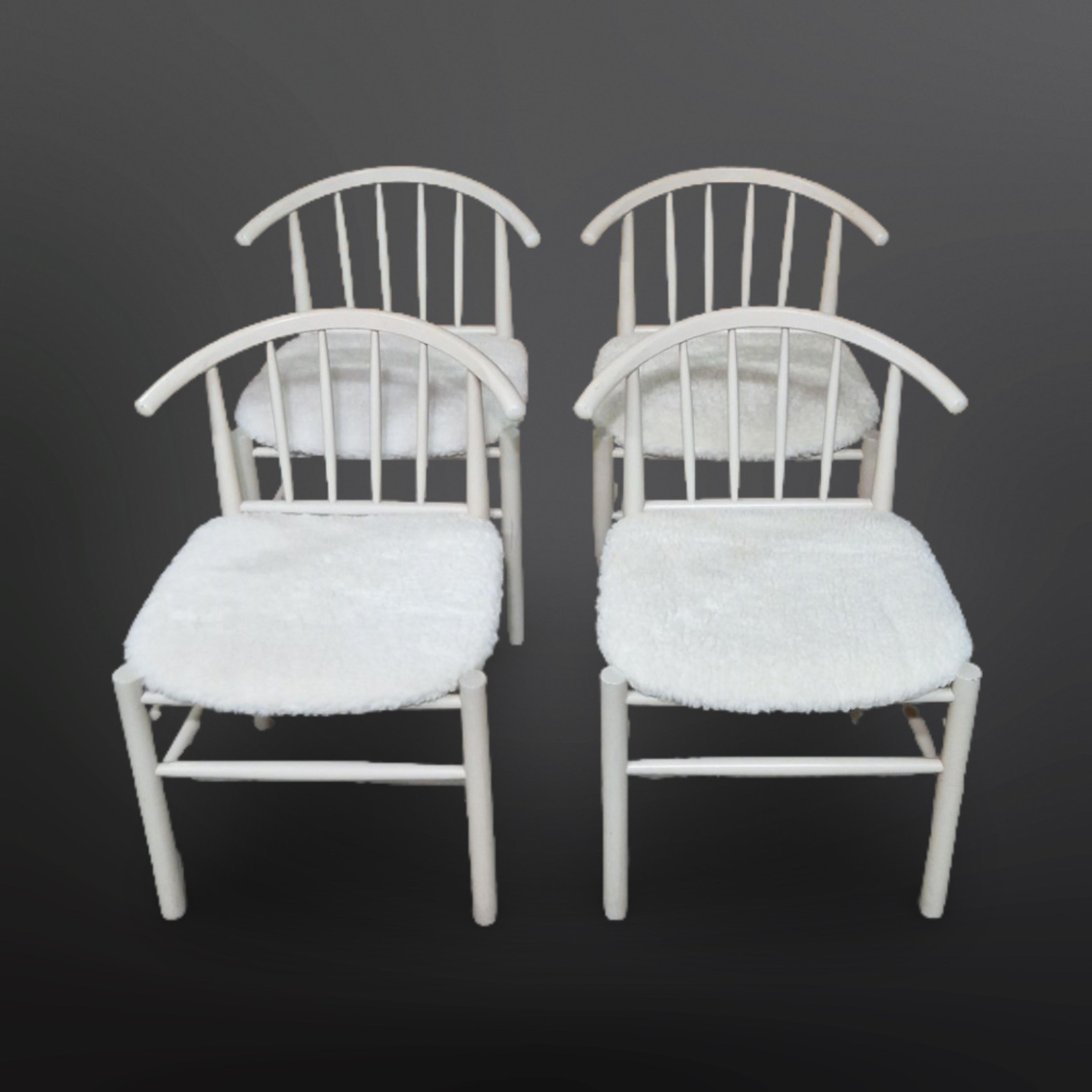 Set of 4 J-151 dining chairs by Erik Ole Jørgensen for Kvist, Denmark 1960s For Sale 5