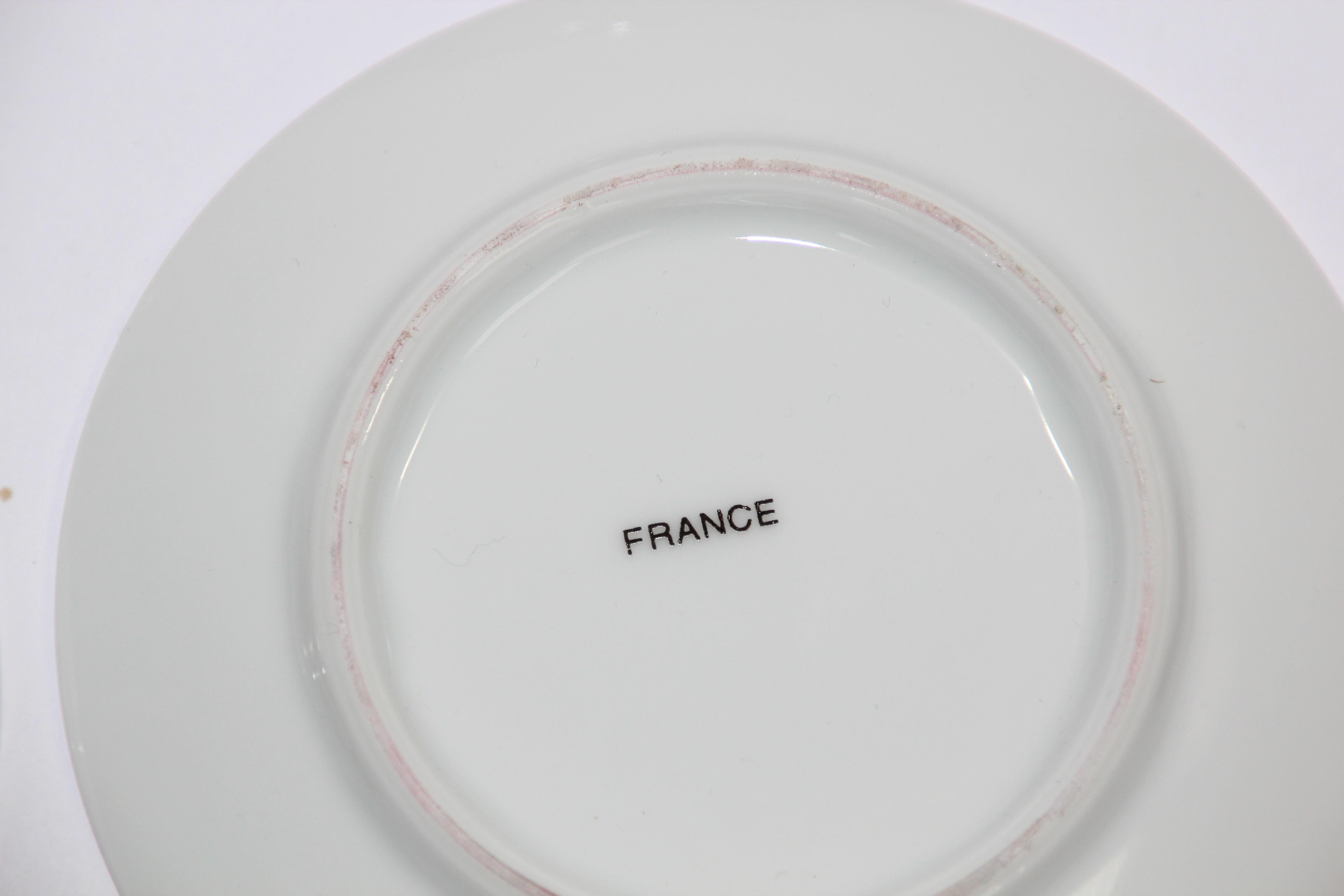 Set of 4 Jean Cocteau Porcelain Decorative Collectible Art Plates 5