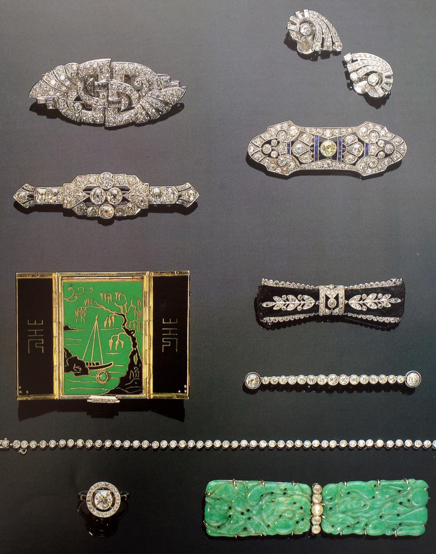Paper Set of 4 Jewelry Catalogues from Sotheby's & Christie's, First Edition