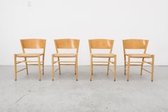 Juego de 4 sillas "Jive" de Tom Stepp para Kvist Møbler, Dinamarca, años 90