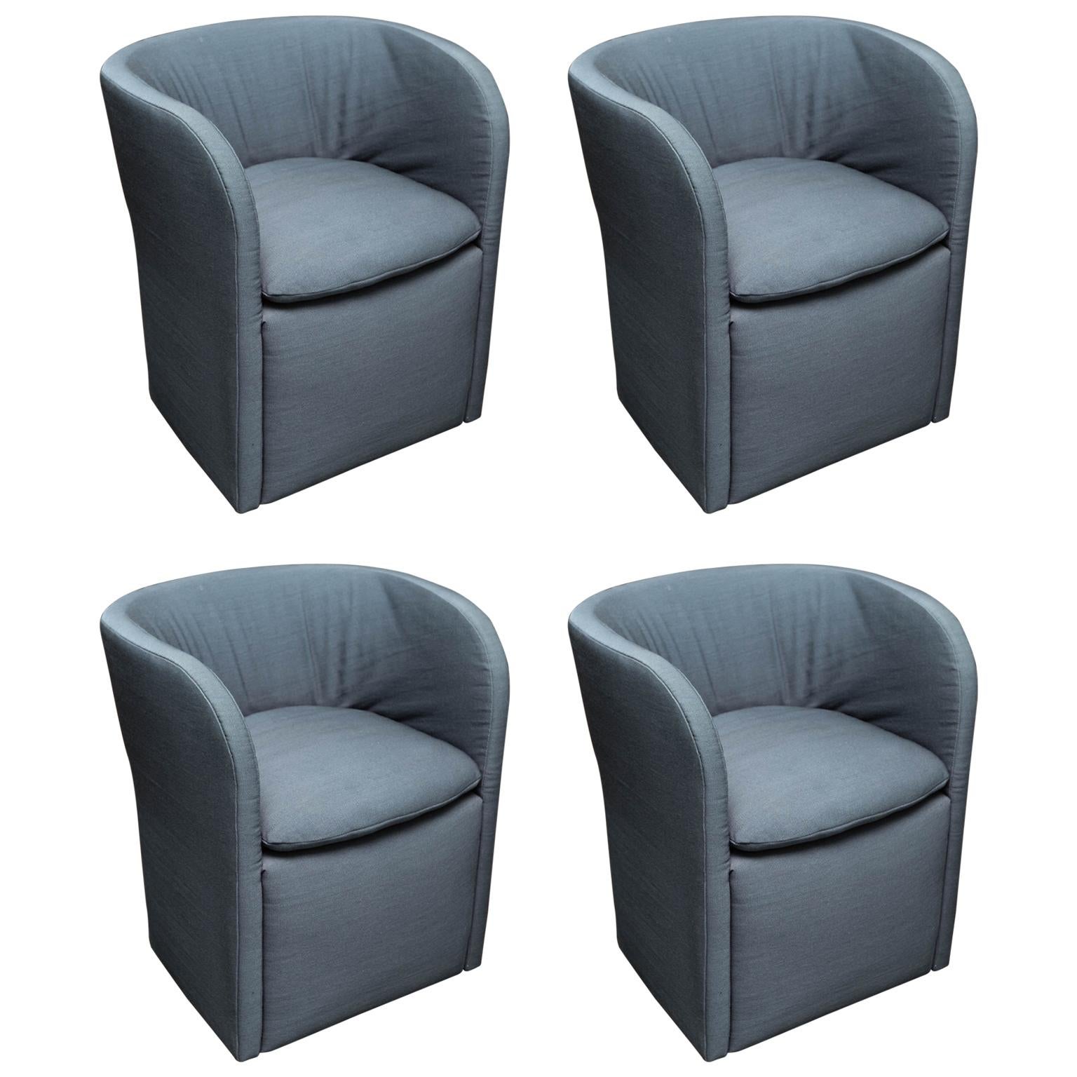 Set of 4 John Saladino for Dunbar Chairs