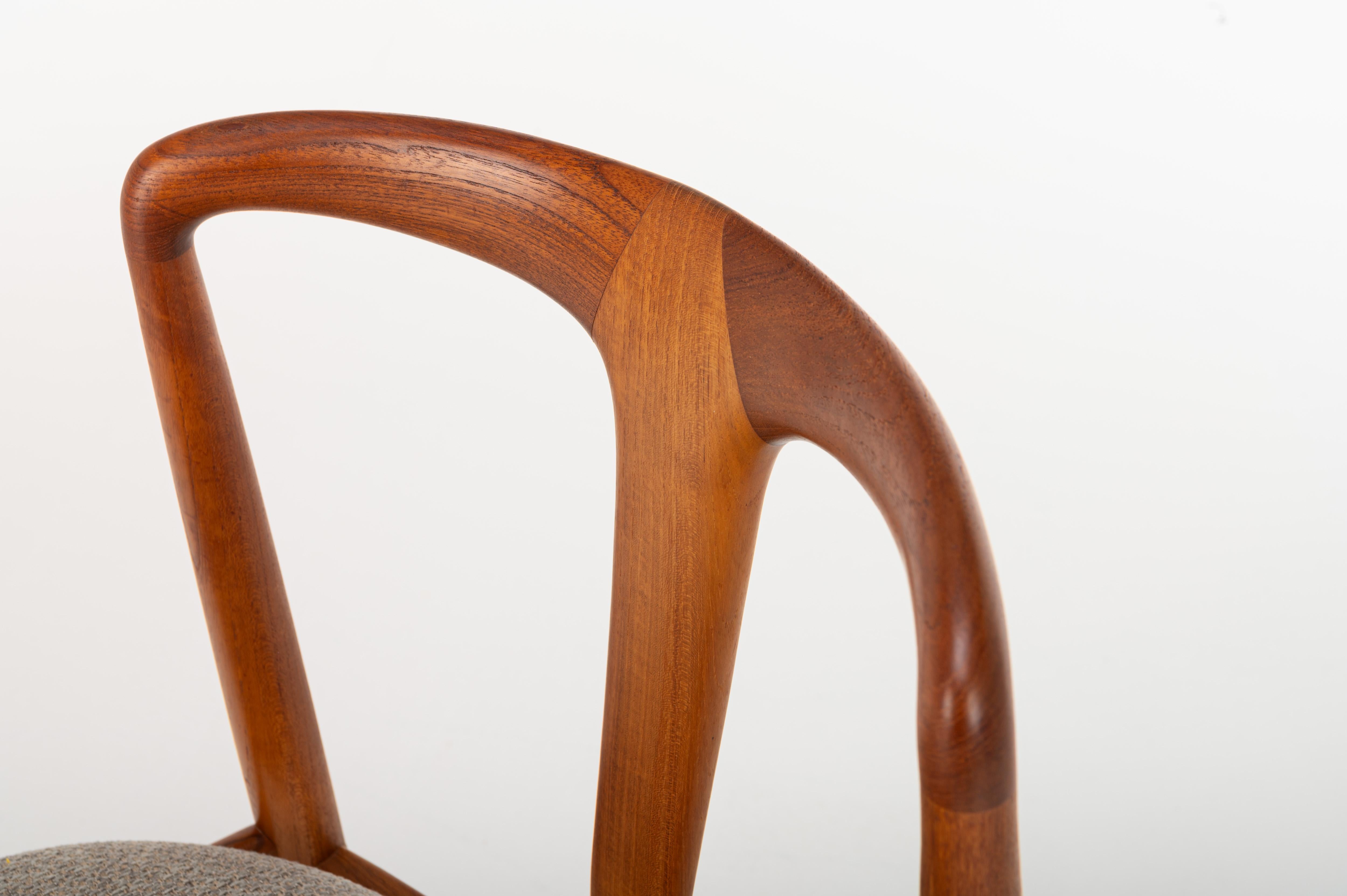 Set di 4 sedie da pranzo Juliane di Johannes Andersen per Uldum Mobelfabrik, anni '60 in vendita 3