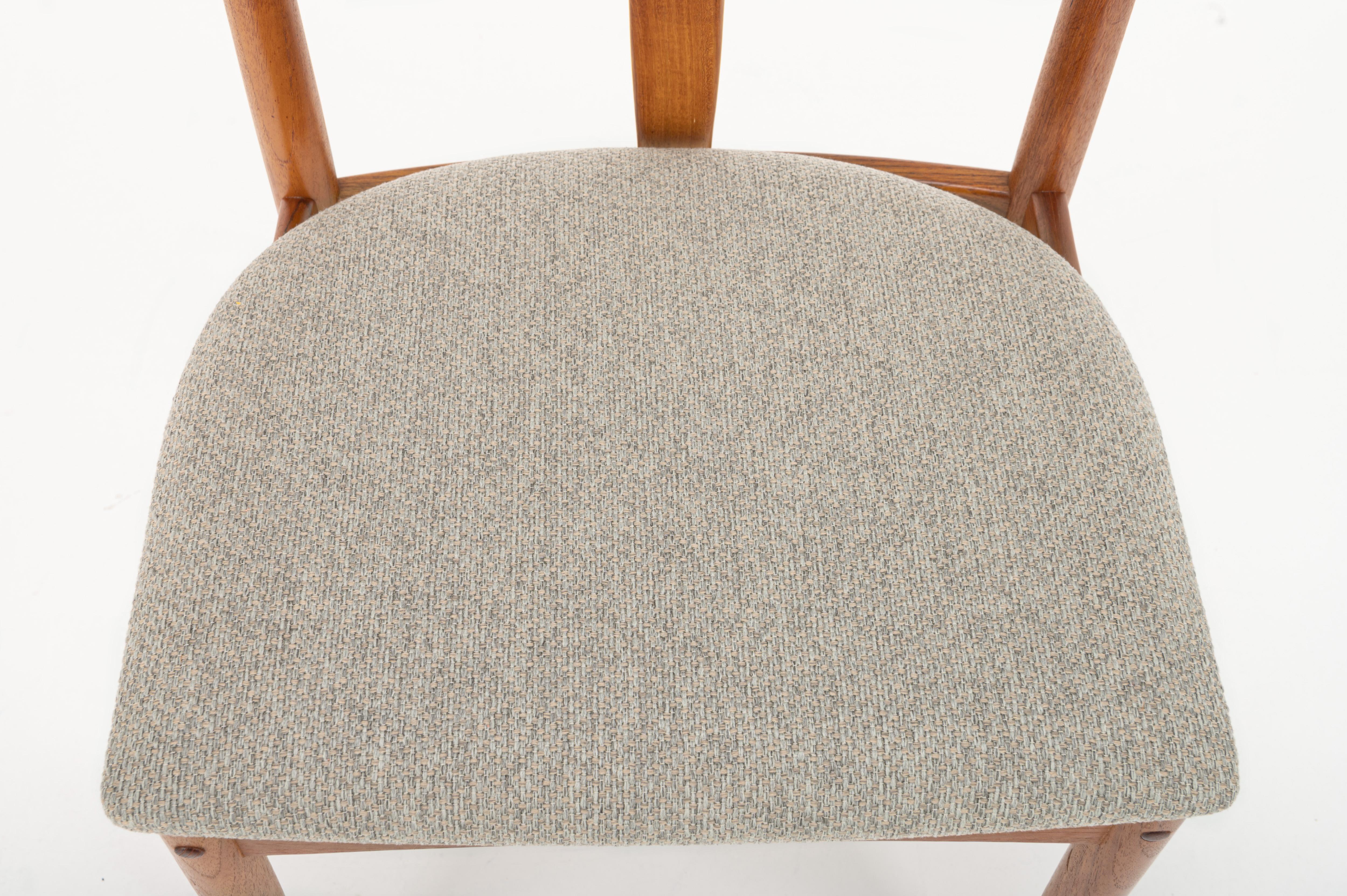 Set di 4 sedie da pranzo Juliane di Johannes Andersen per Uldum Mobelfabrik, anni '60 in vendita 4