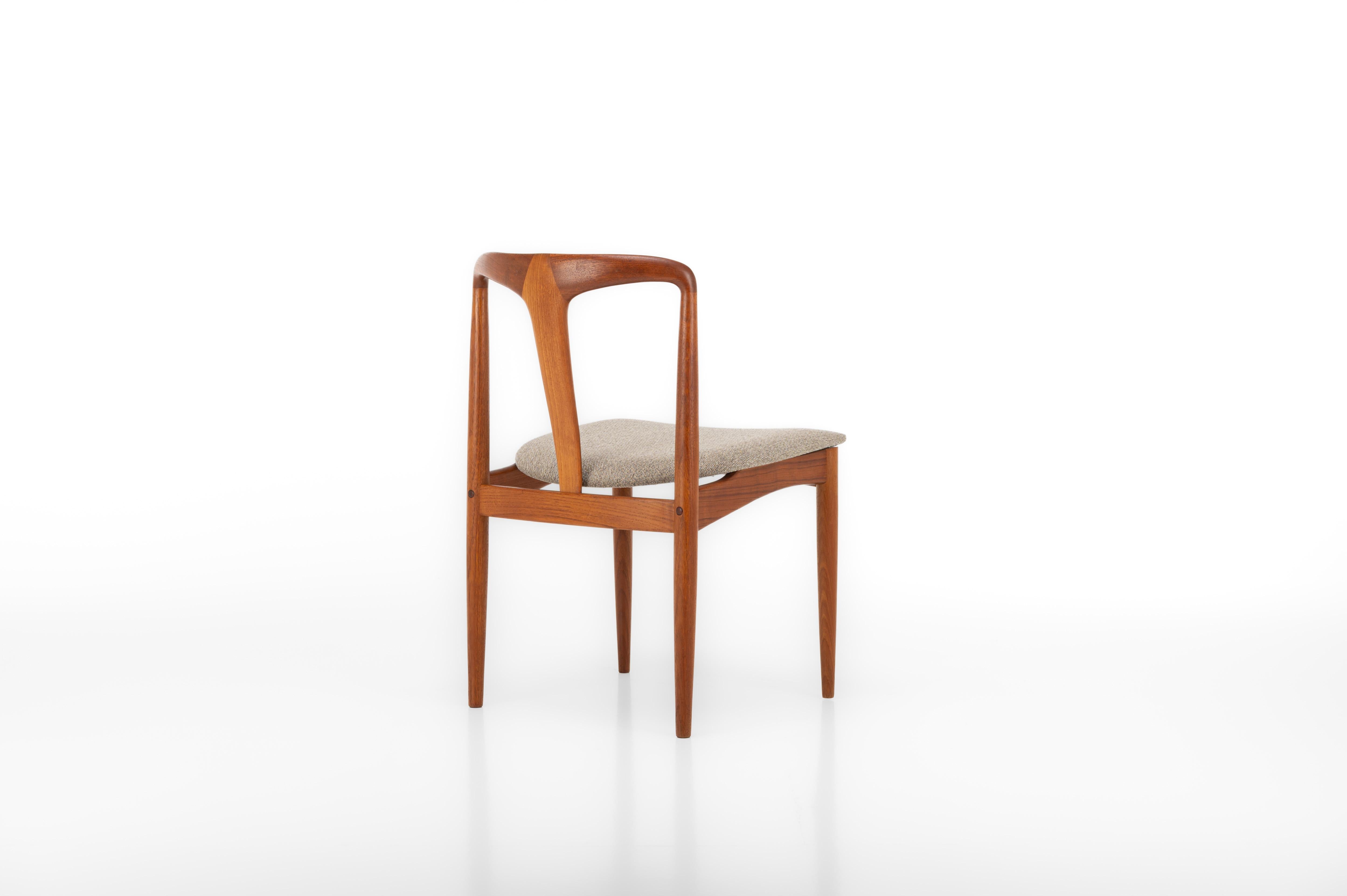 Set di 4 sedie da pranzo Juliane di Johannes Andersen per Uldum Mobelfabrik, anni '60 In condizioni buone in vendita a Ranst, VAN