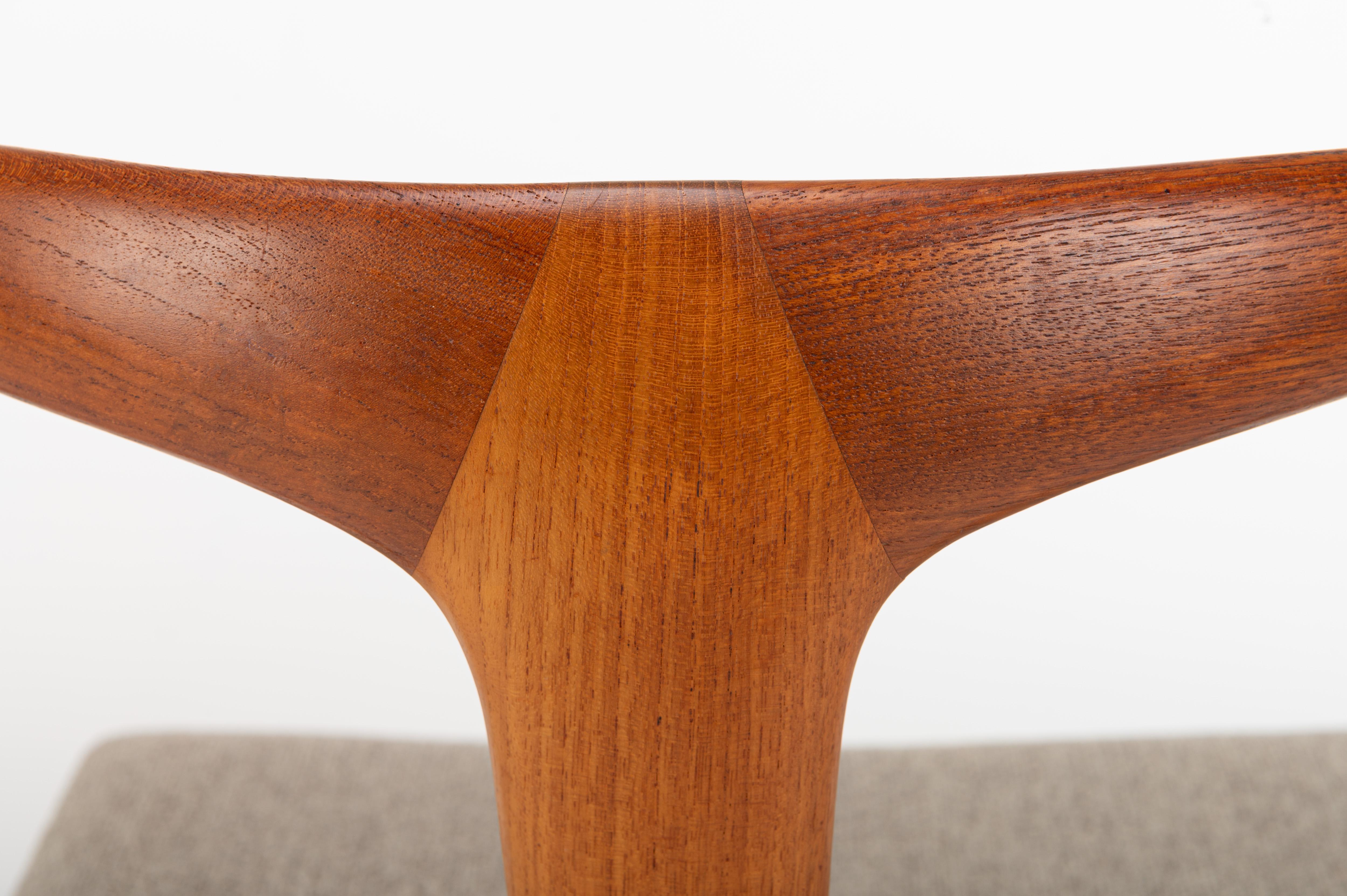 Set di 4 sedie da pranzo Juliane di Johannes Andersen per Uldum Mobelfabrik, anni '60 in vendita 2