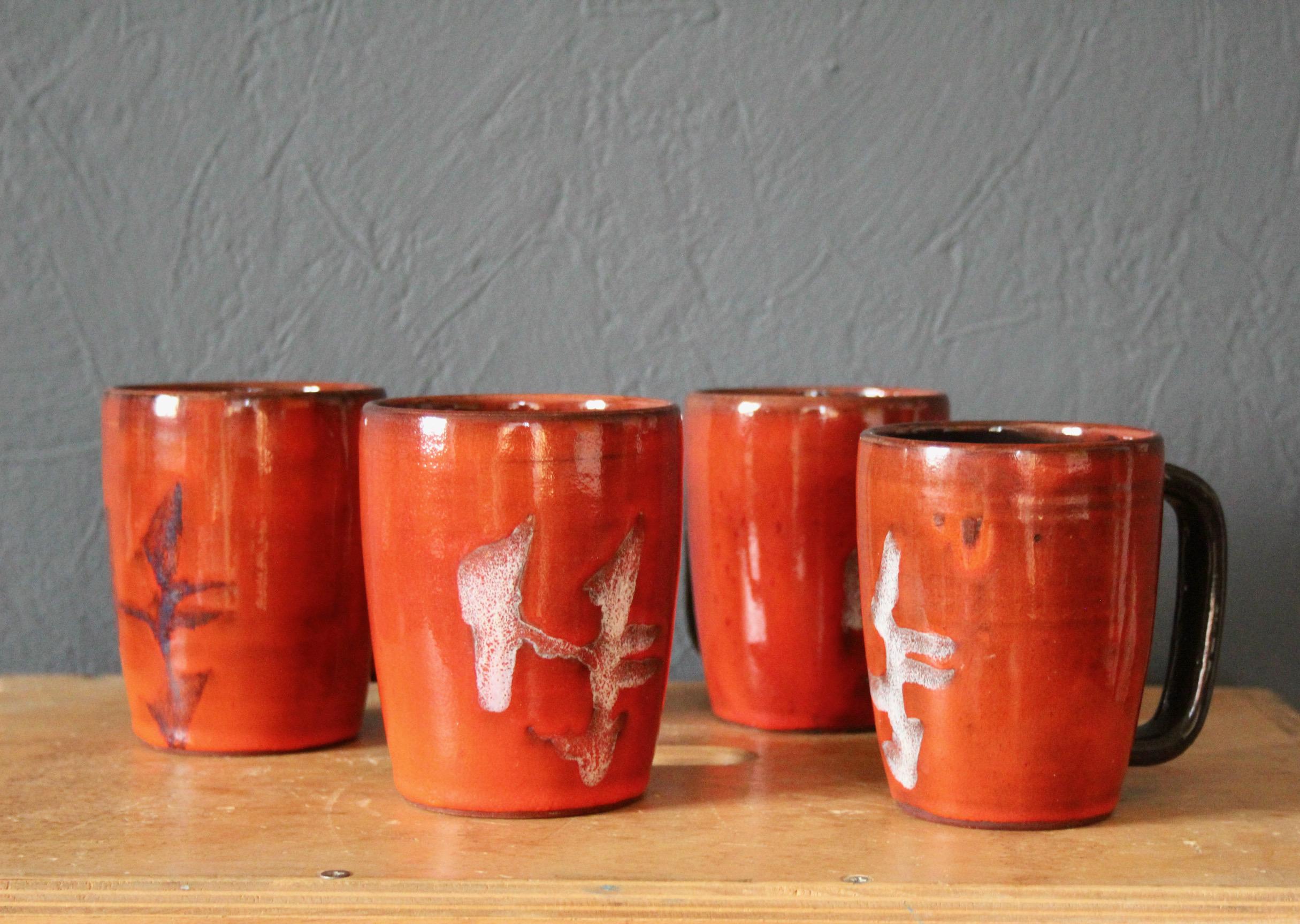Set of 4 Juliette Derel decorative bowls