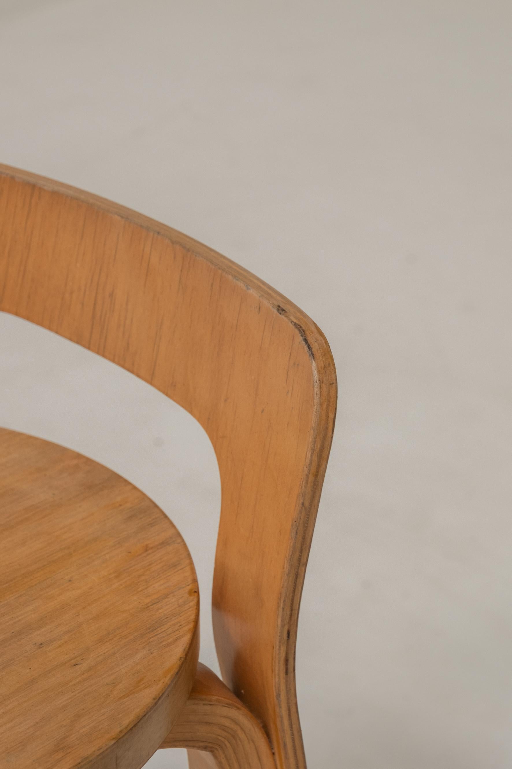 Set of 4 K65 Stools by Alvar Aalto for Artek, 1960s For Sale 1