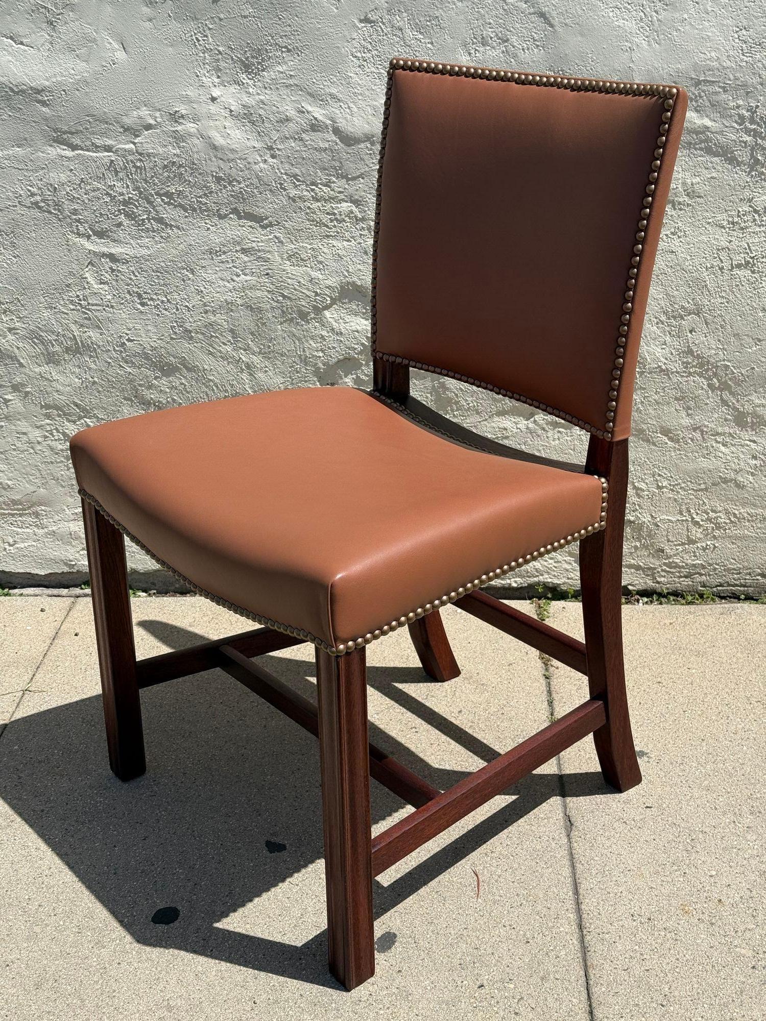 Set of 4 Mahogany Kaare Klint 
