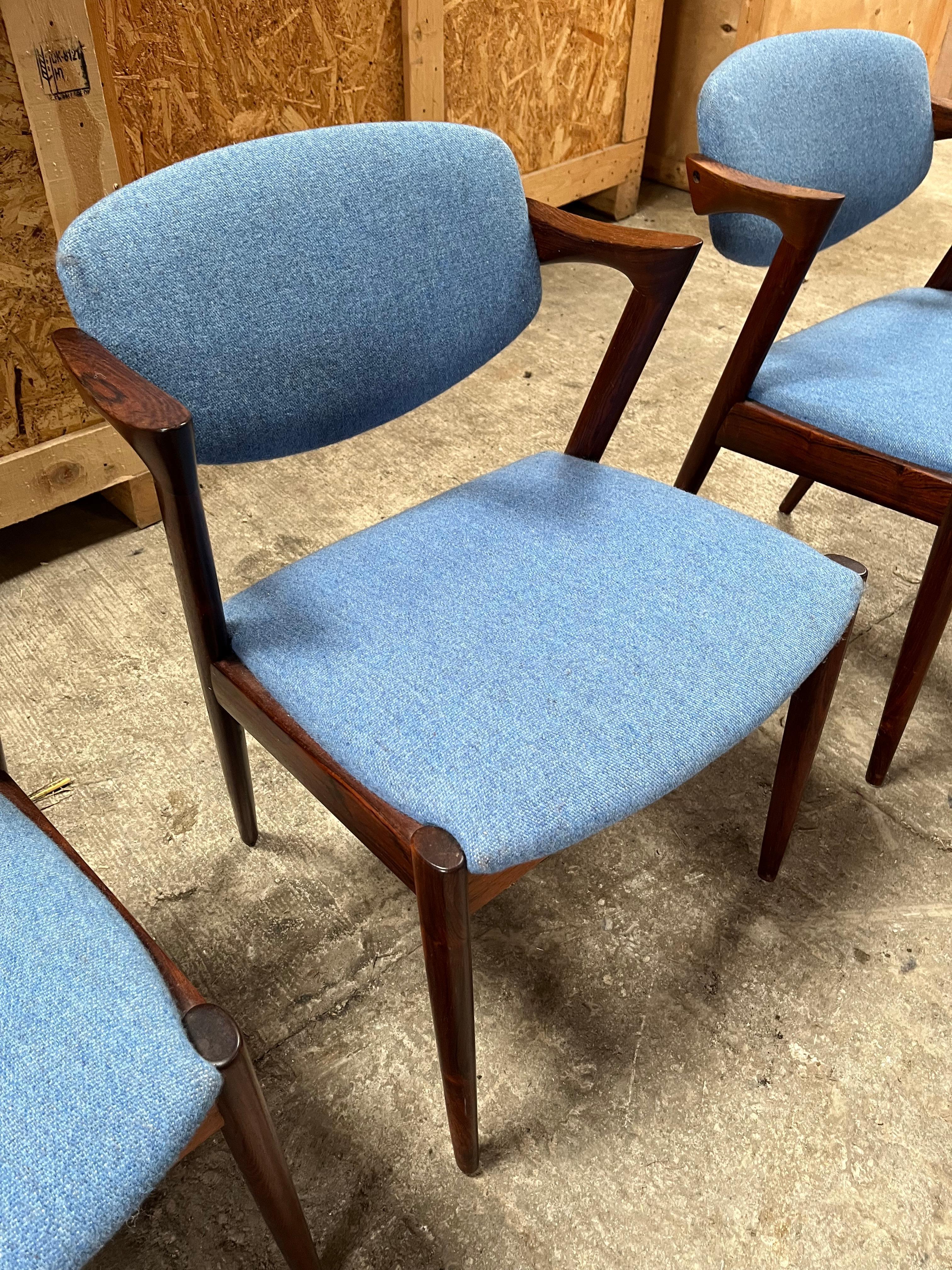 Set of 4 Kai Kristiansen chairs  For Sale 4