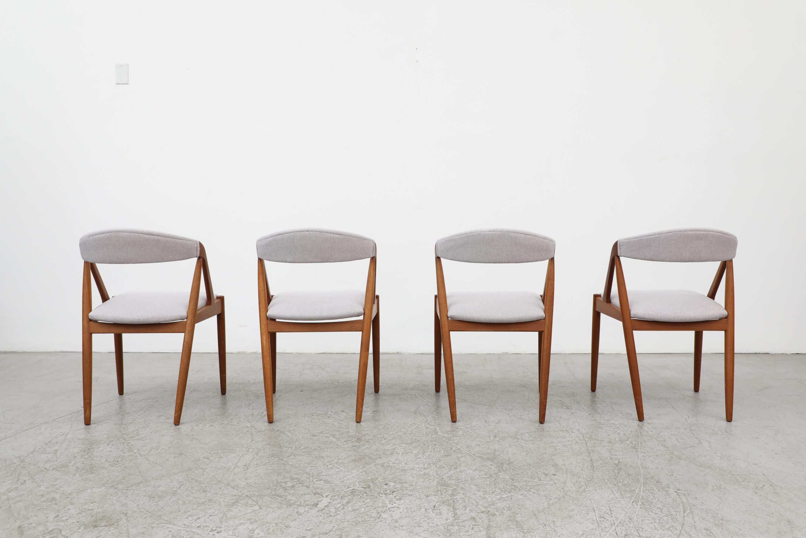 Teak Set of 4 Kai Kristiansen Chairs