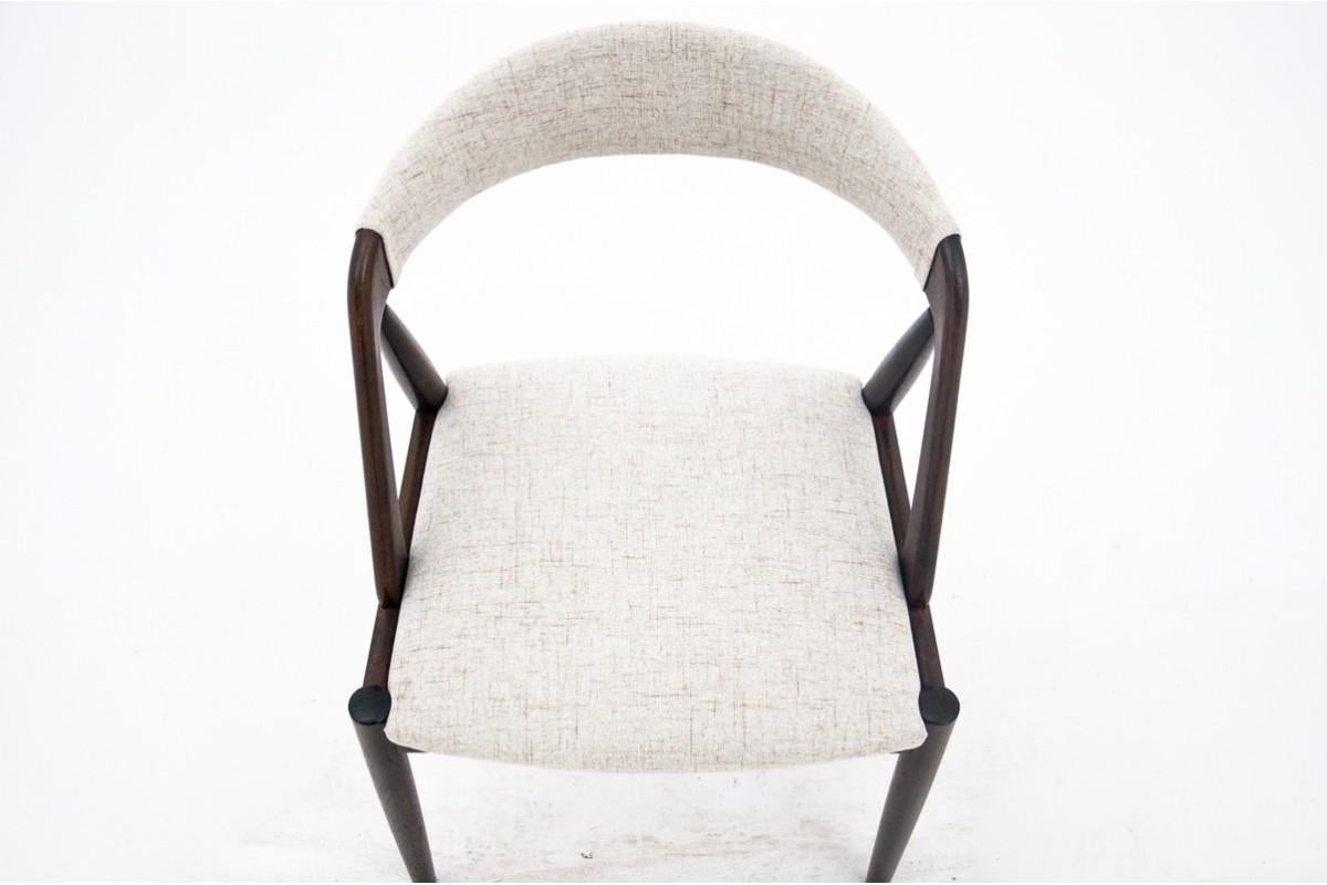Danois Ensemble de 4 chaises de salle à manger Kai Kristiansen modèle 31 en teck, après rénovation en vente