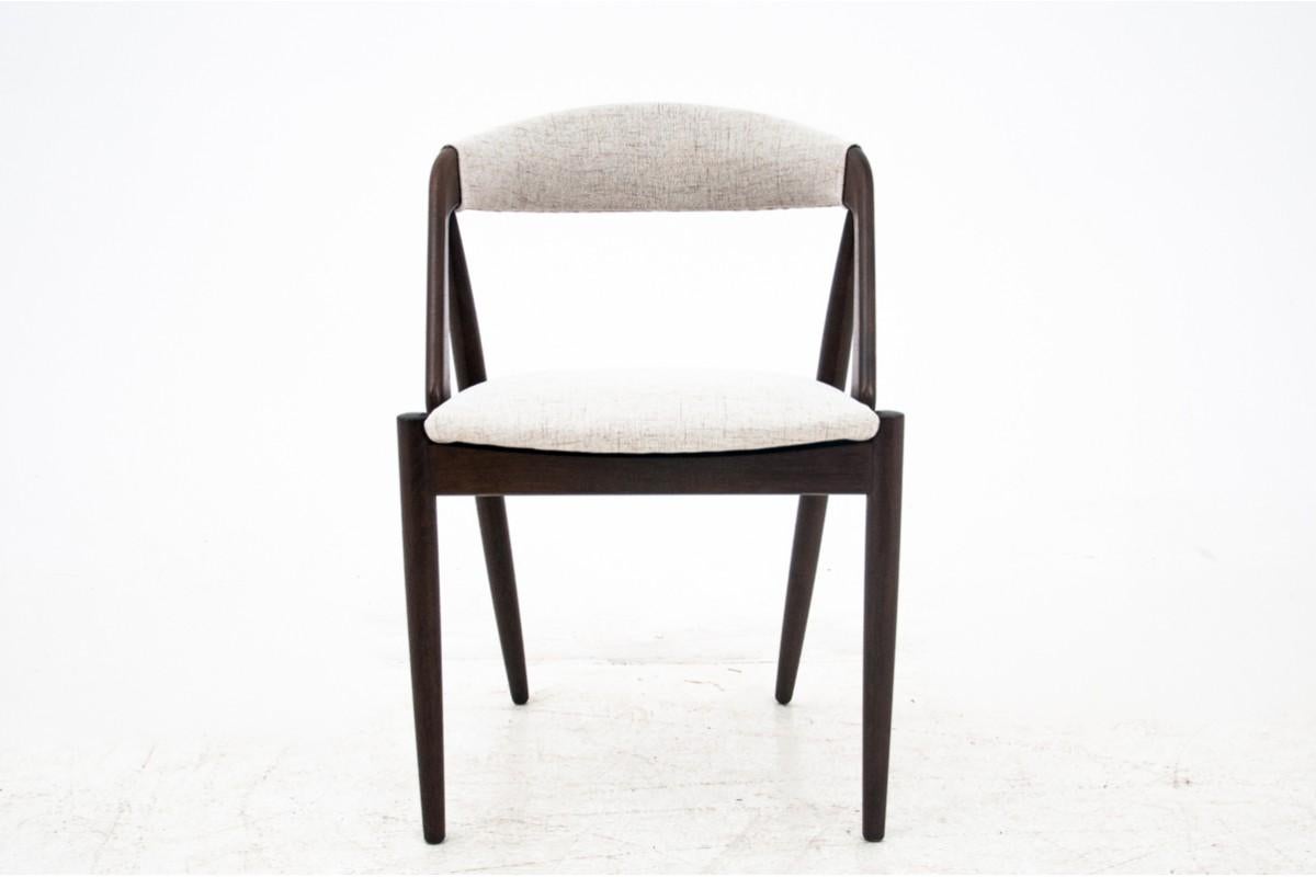 Ensemble de 4 chaises de salle à manger Kai Kristiansen modèle 31 en teck, après rénovation en vente 1