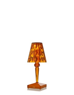 Set of 4 Kartell Battery Lamps in Amber by Ferruccio Laviani