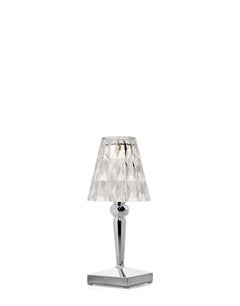 Set of 4 Kartell Battery Lamps in Metallic Chrome by Ferruccio Laviani
