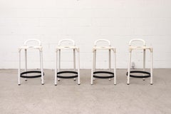 Set of 4 Kartell Italian Bar Stools by Anna Castelli Ferrieri, 1979