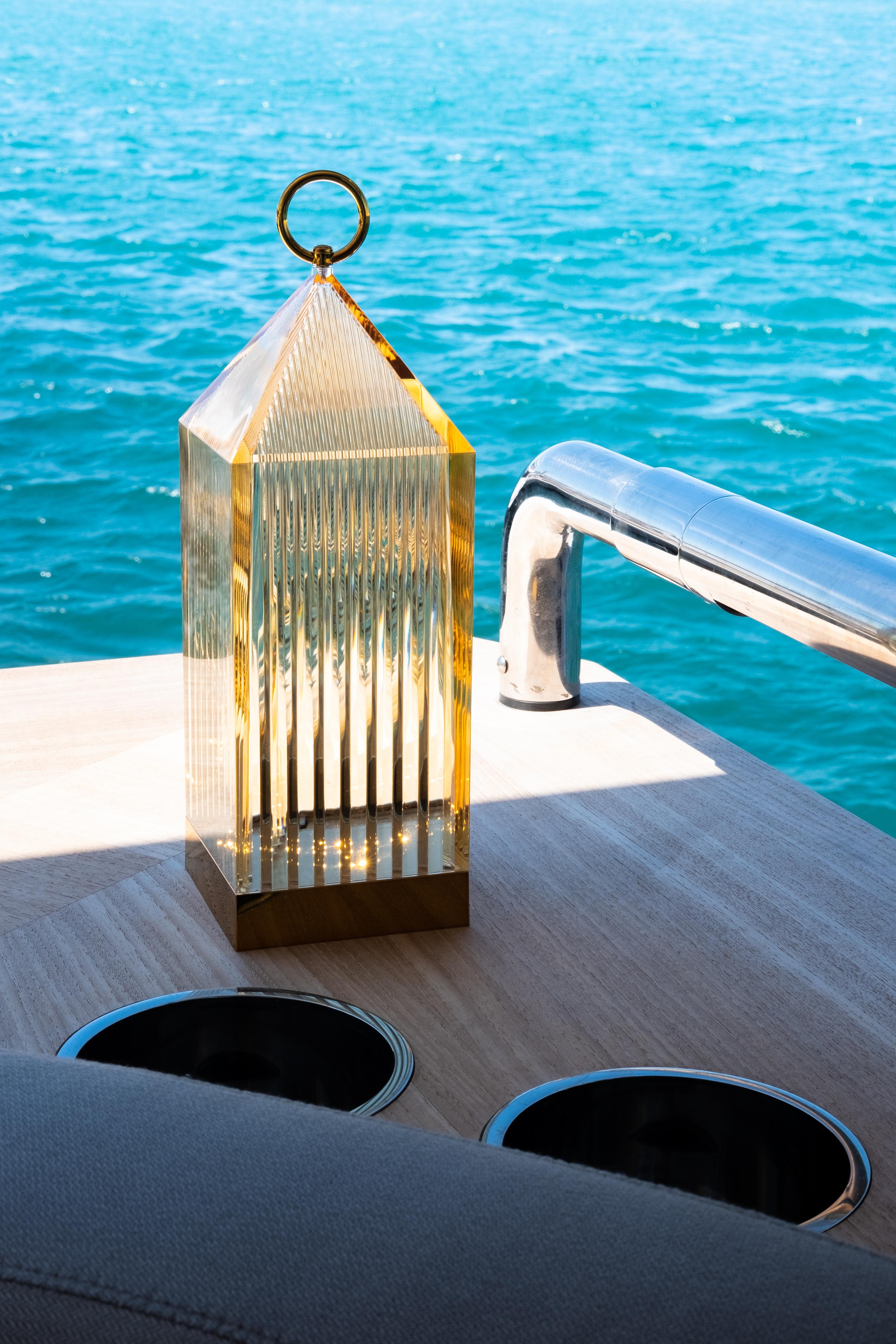 italien Ensemble de 4 lampes de table Kartell en fumée de Fabio Novembre en vente
