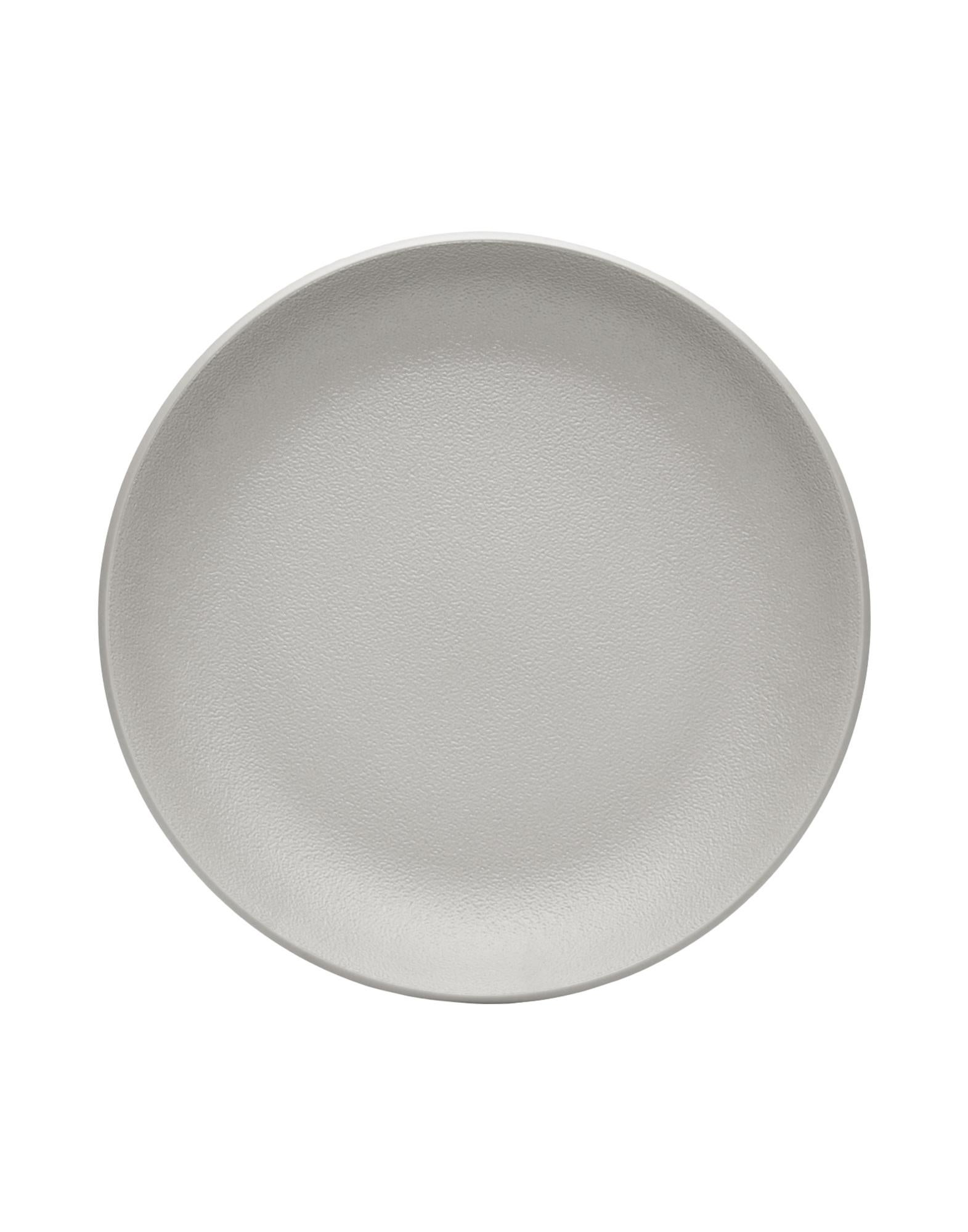 Contemporary Set of 4 Kartell Trama Plate in Light Grey by Patricia Urquiola For Sale