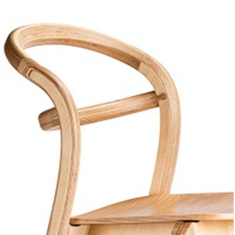 Postmoderne Ensemble de 4 chaises Kastu en chêne par Made by Choice en vente
