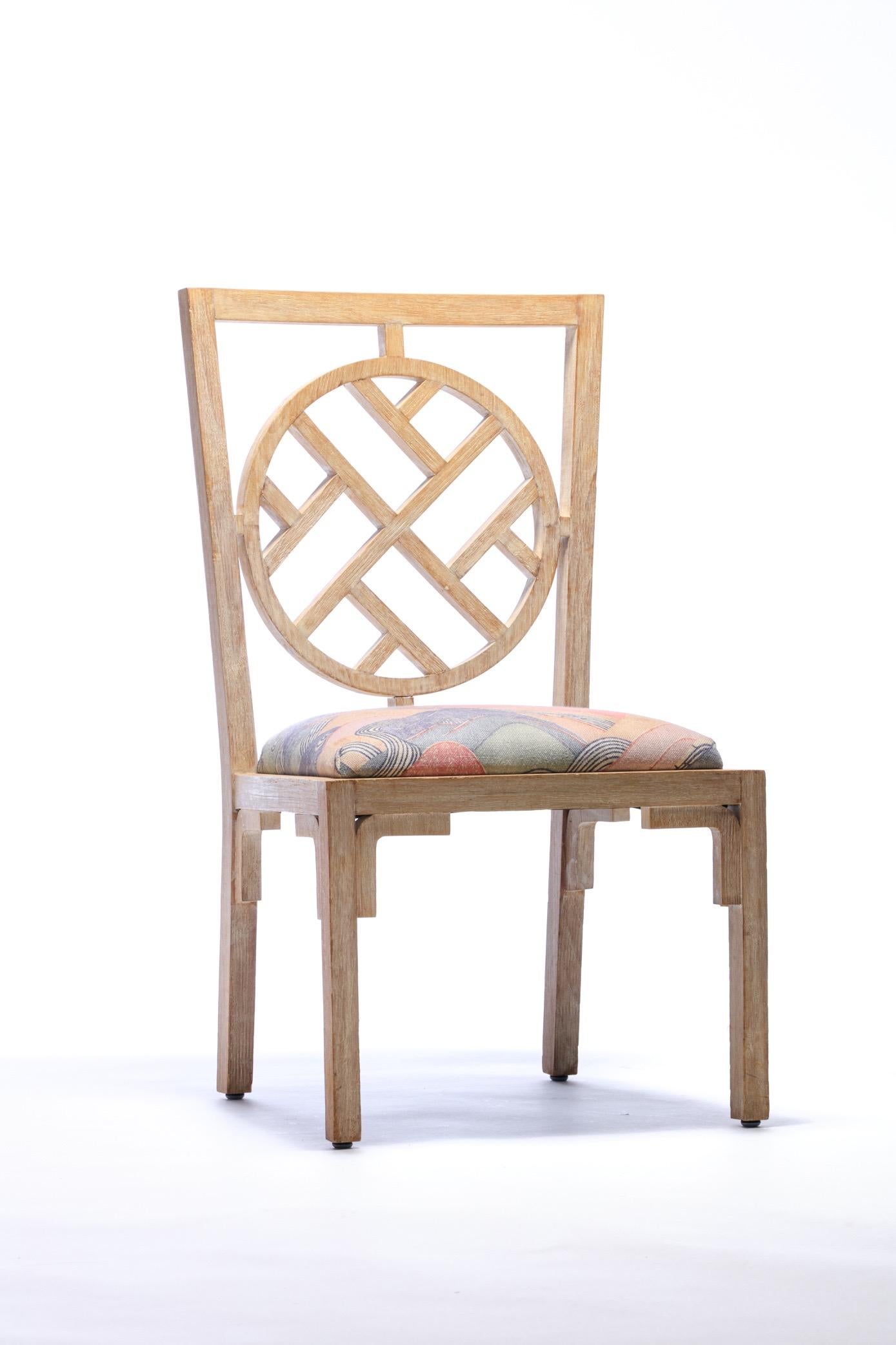 Set of 4 Chinoiserie Side Chairs for the Viceroy Miami 7