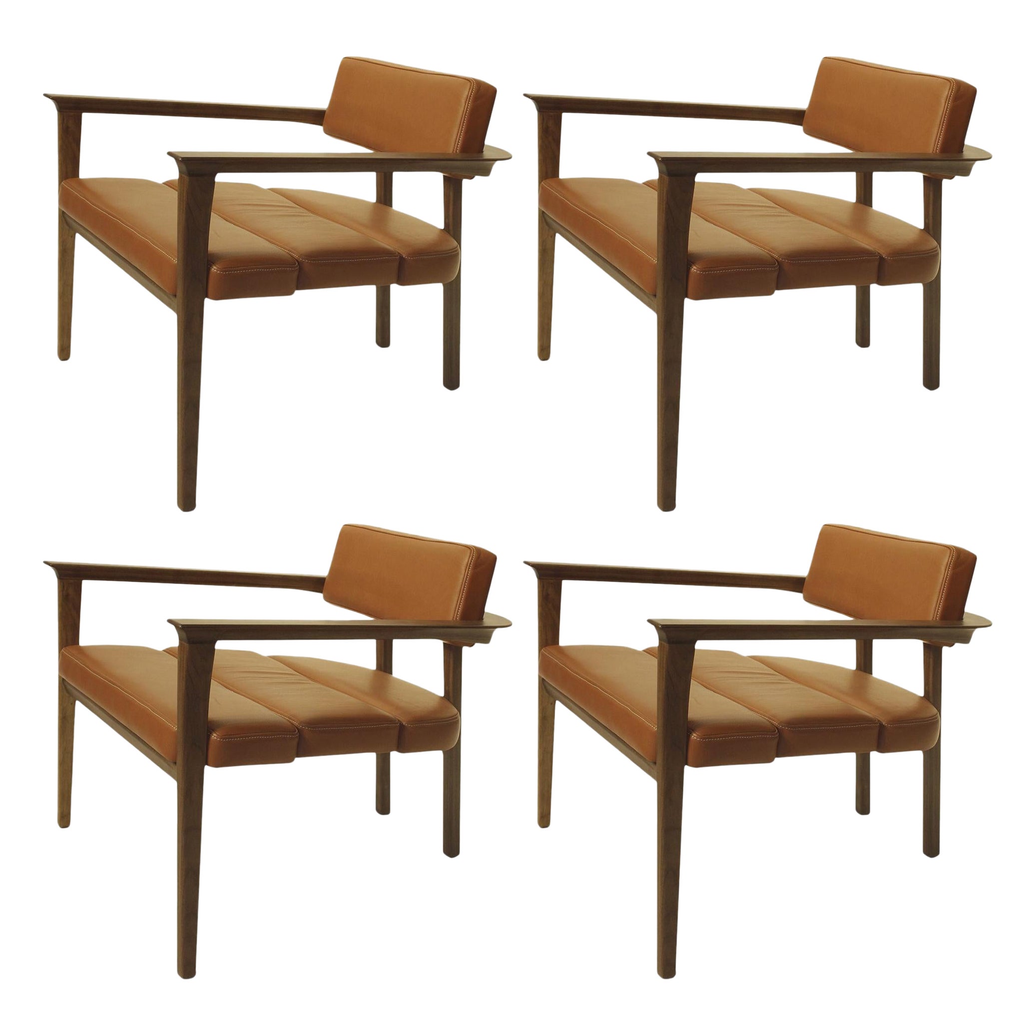 Set of 4 Klee Armchairs by Arturo Verástegui For Sale