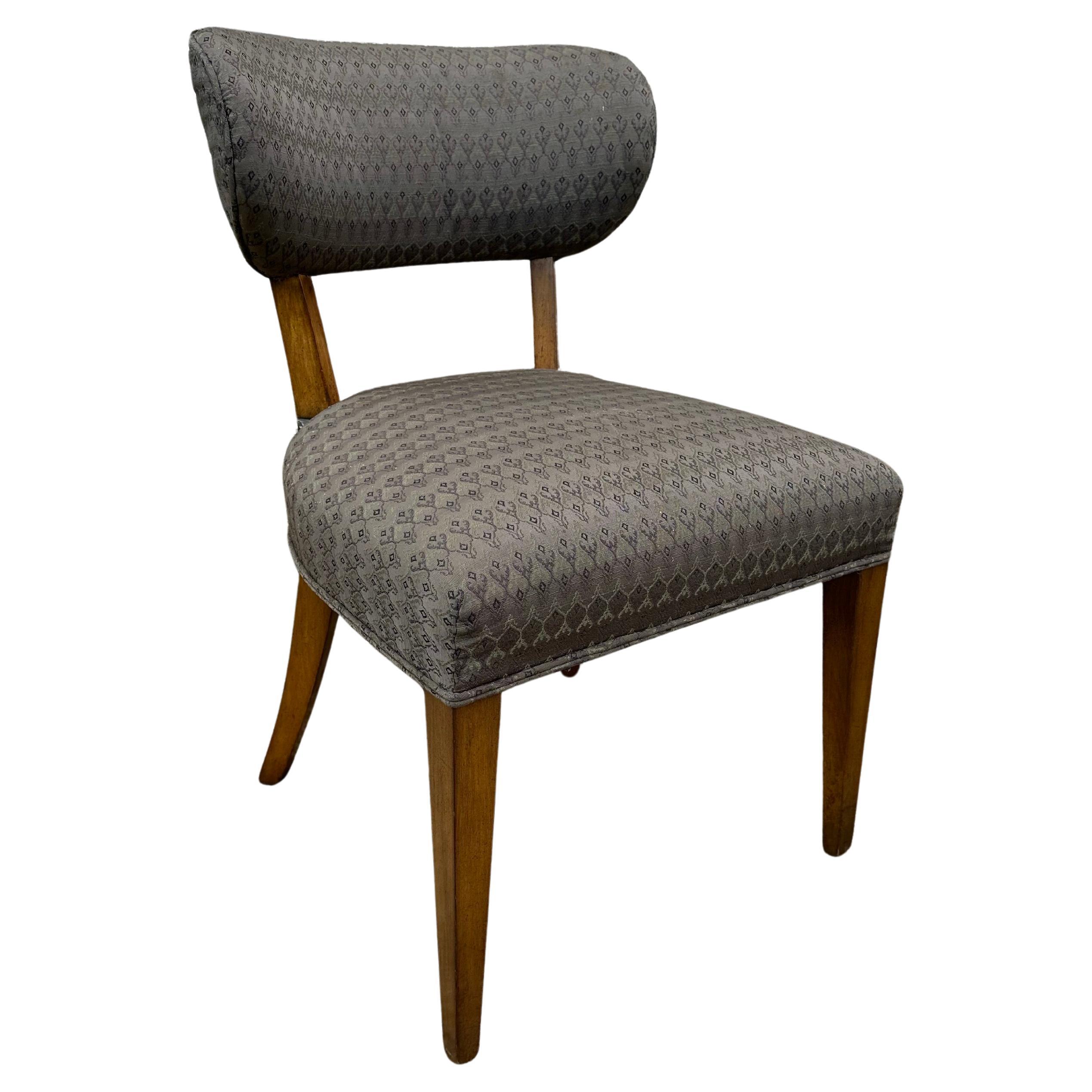 A set of 4 mid-century side, chairs with an ample and comfortable seat and a 
