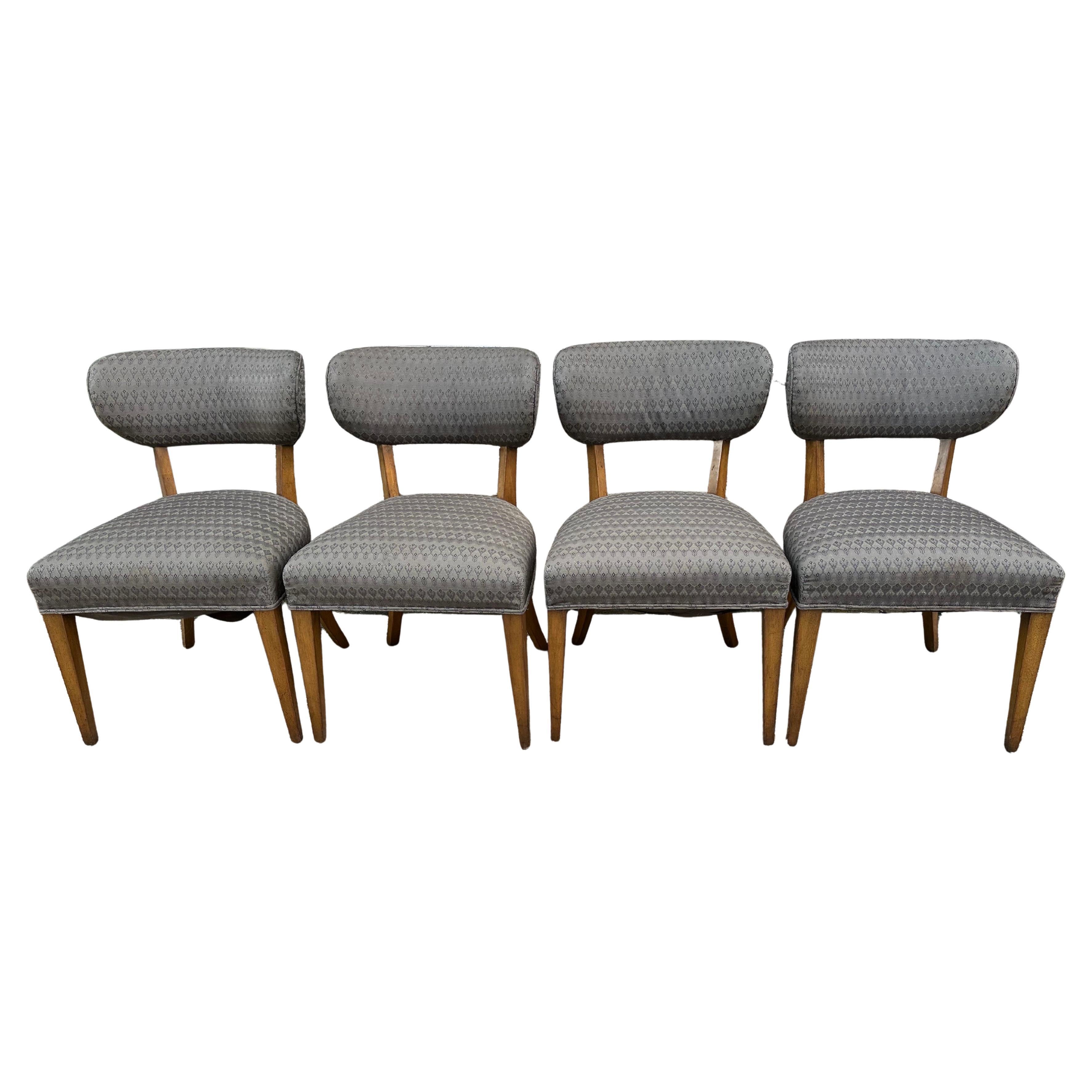 Juego de 4 Sillas de Juego o Comedor Estilo "Klismos