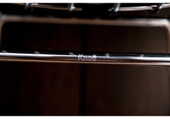 Set Of 4 Knoll Bertoia Polished Chrome Bar Stools