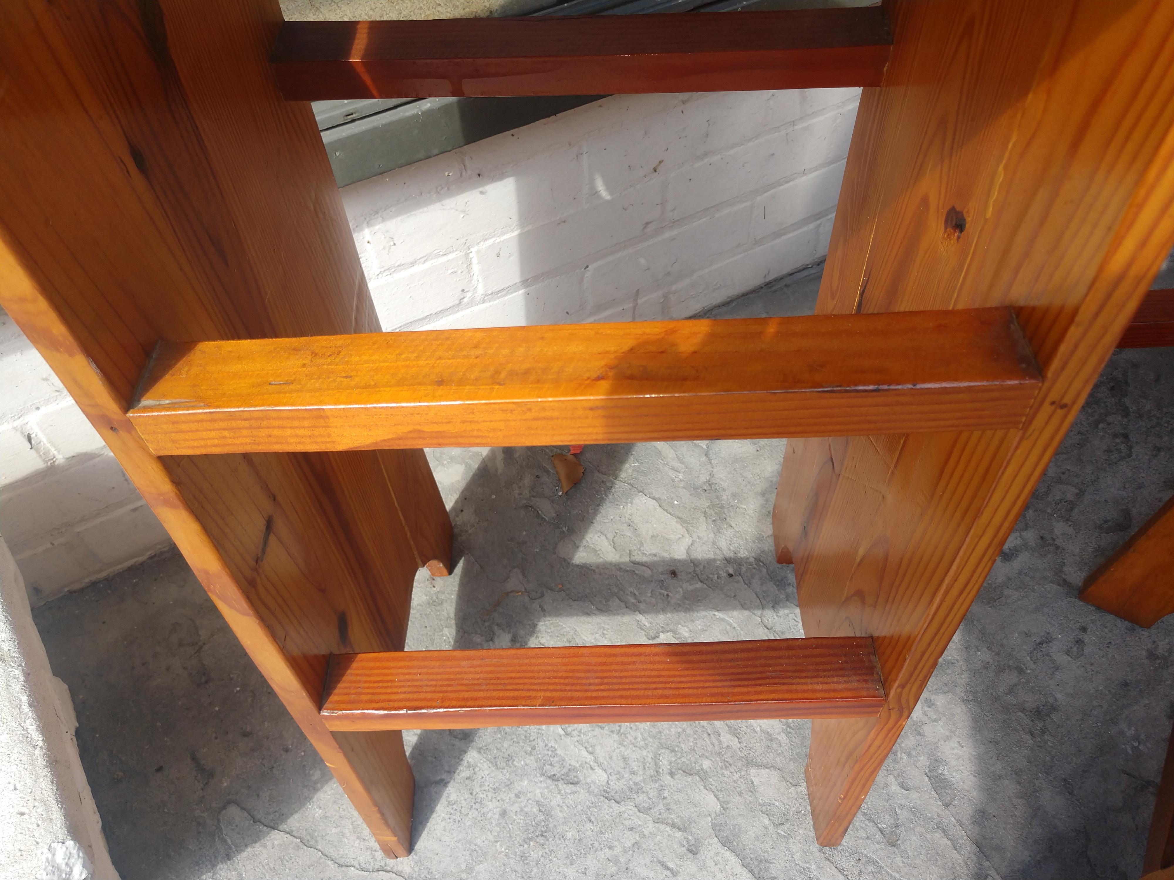 knotty pine bar stools