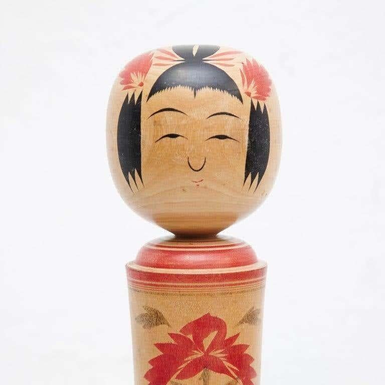 Bois Ensemble de 4 poupées Kokeshi en vente