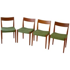 Set of 4 Kontiki Teak Chairs by Yngve Ekström for Troeds