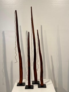 Set of 4 Kotekas From Papua New Guinea