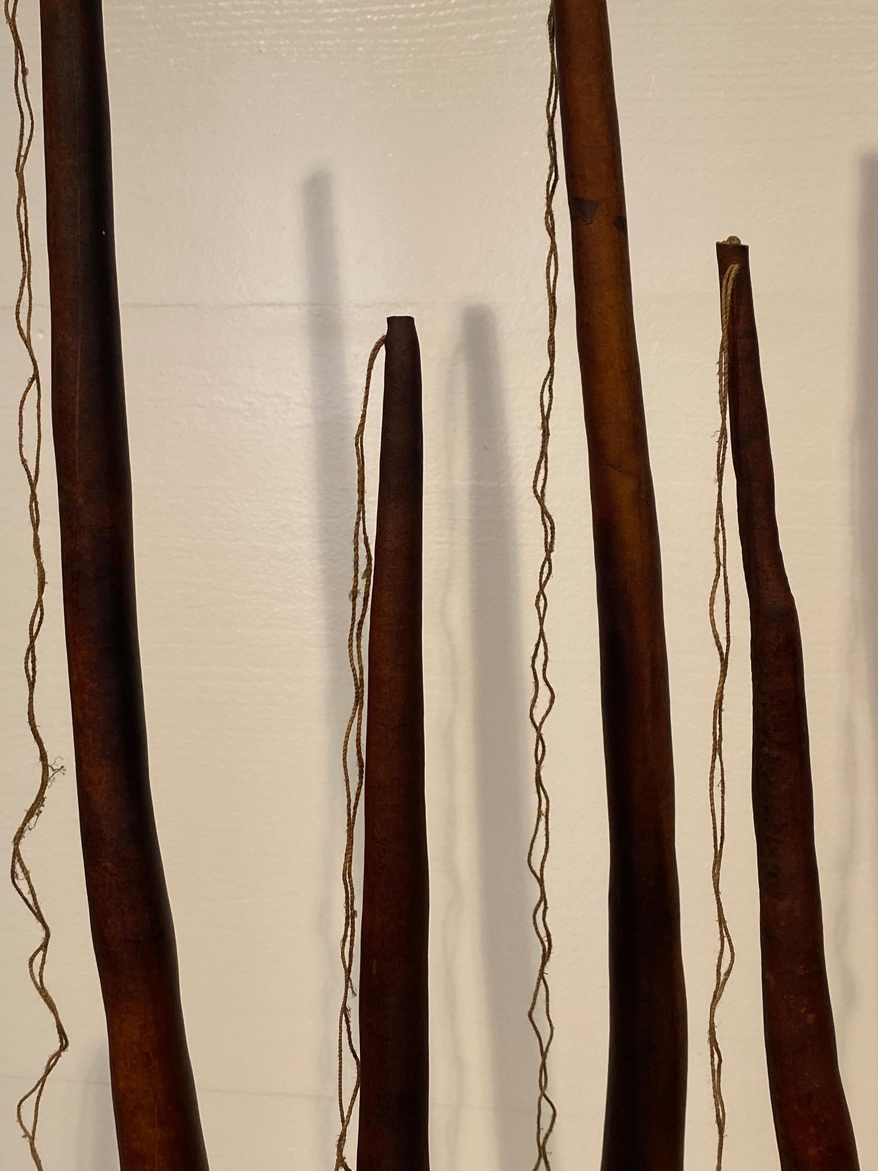 Fine XX secolo Set di 4 Kotekas di Papua &New Guinea in vendita