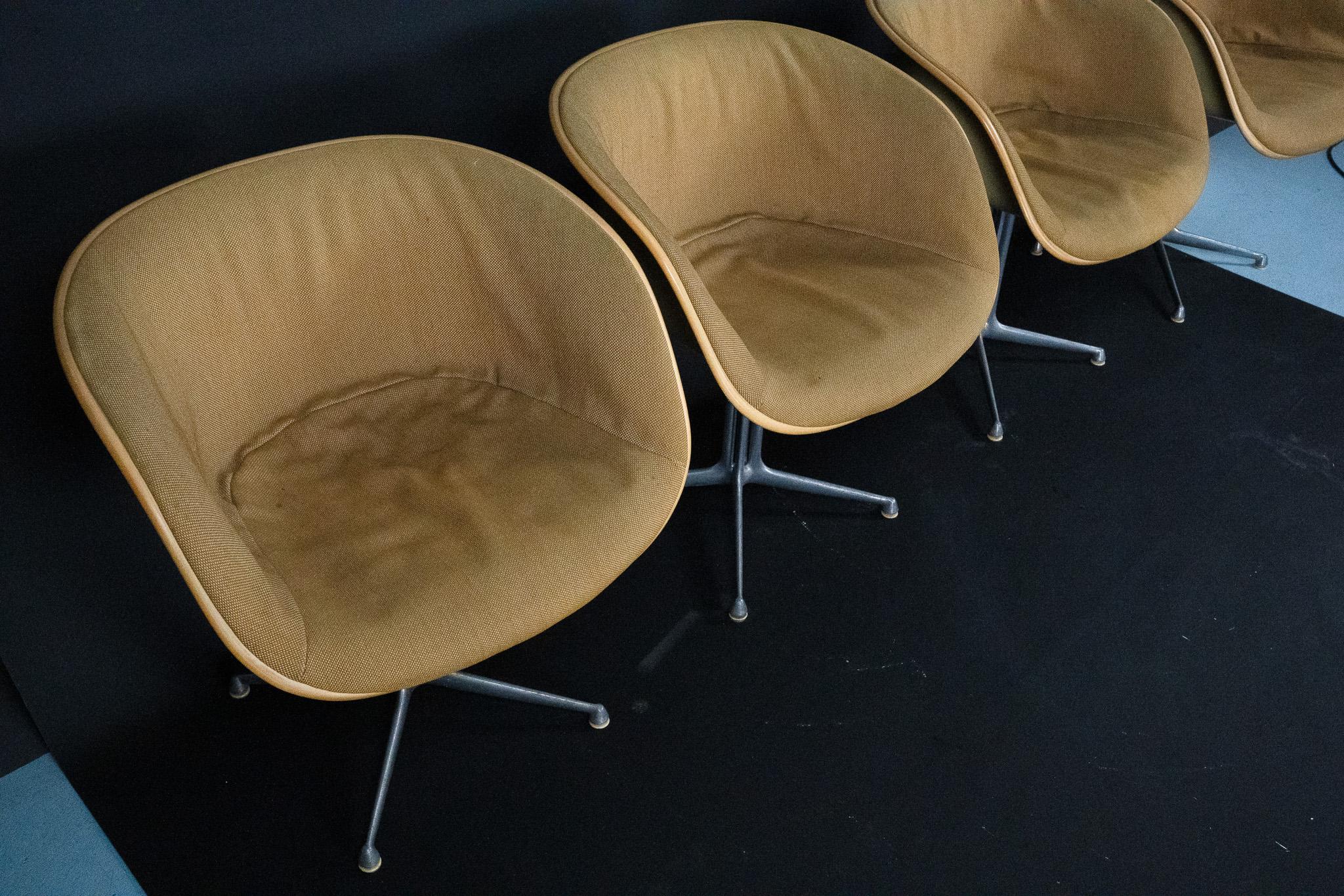 20ième siècle Ensemble de 4 fauteuils club La Fonda par Charles Eames pour Herman Miller. États-Unis, années 1960 en vente