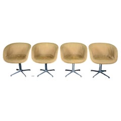 Set of 4 La Fonda club chairs by Charles Eames for Herman Miller. USA 1960s