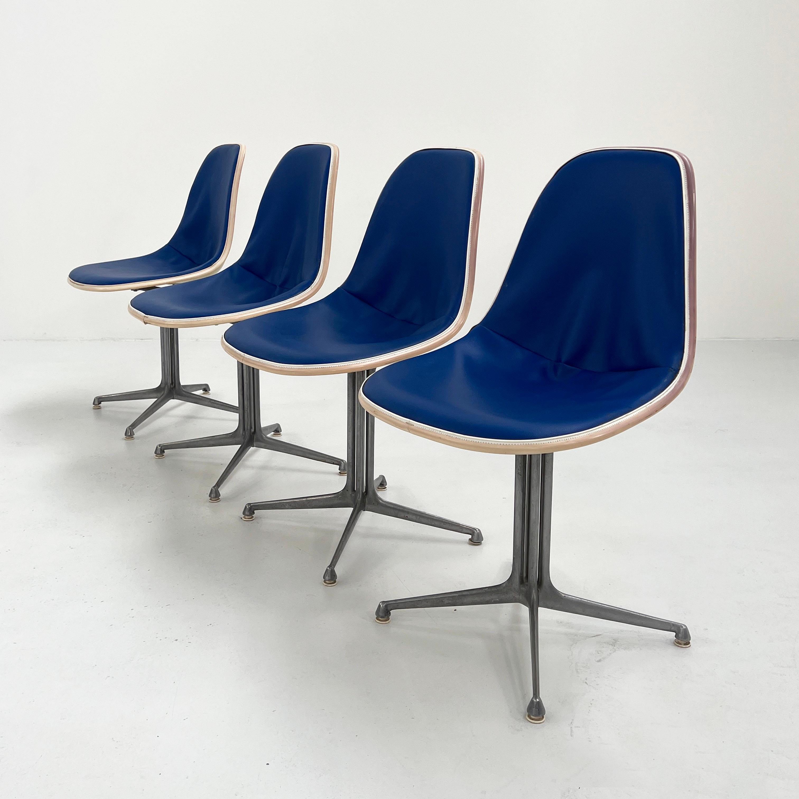Mid-Century Modern Set of 4 La Fonda Dining Chairs by Charles & Ray Eames for Herman Miller, 1960s