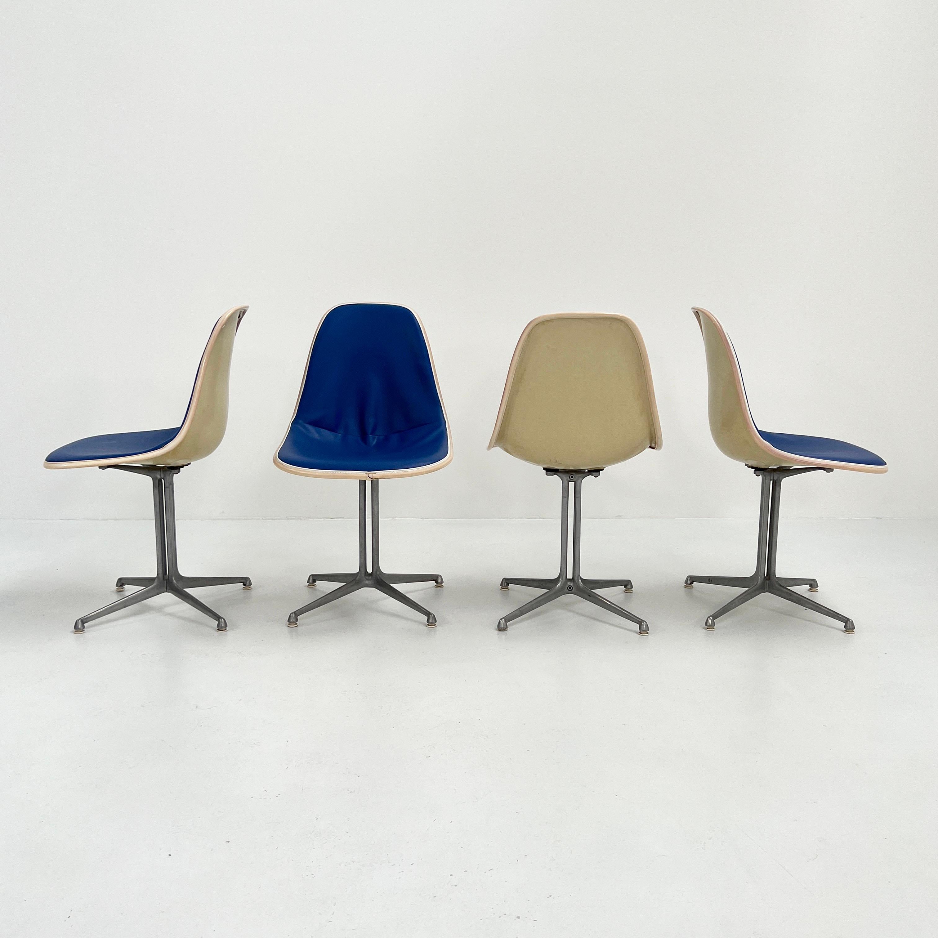 Set of 4 La Fonda Dining Chairs by Charles & Ray Eames for Herman Miller, 1960s In Good Condition In Ixelles, Bruxelles