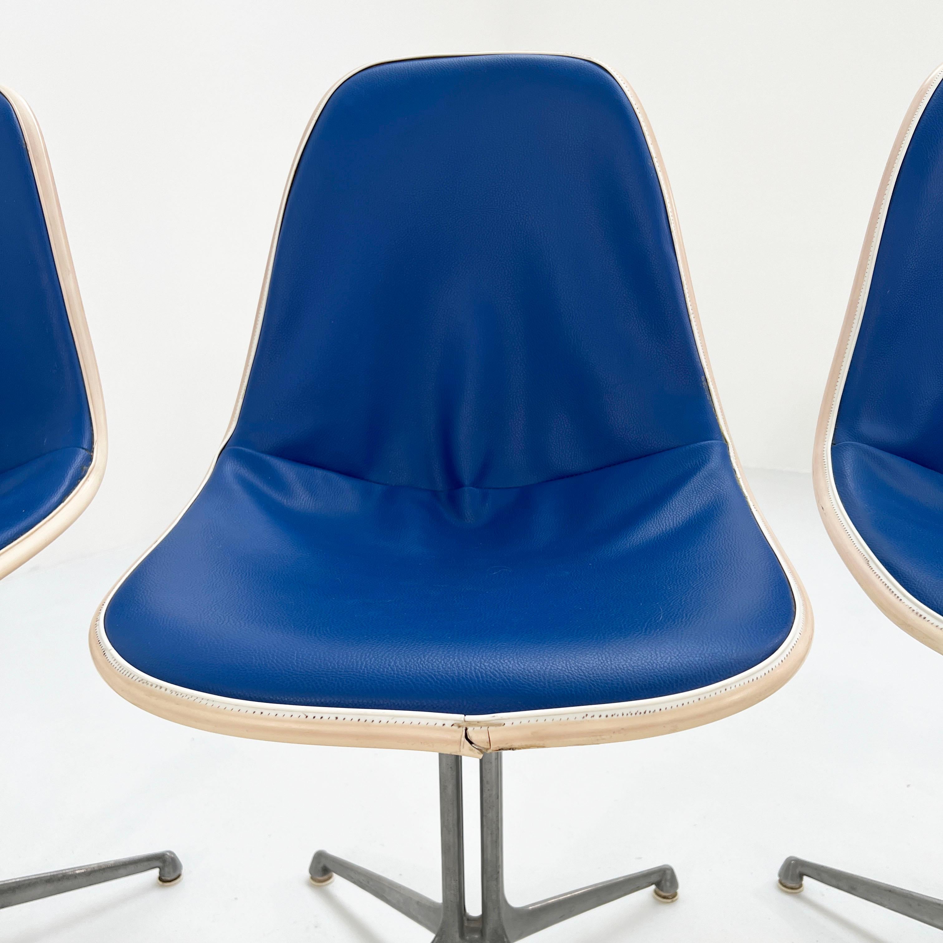 Set of 4 La Fonda Dining Chairs by Charles & Ray Eames for Herman Miller, 1960s 1