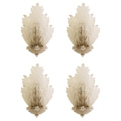 Set of 4 Lamps From Barovier And Toso, Italy 70s