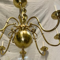 Set of 4 Large Dutch Chandeliers, Sold Individually