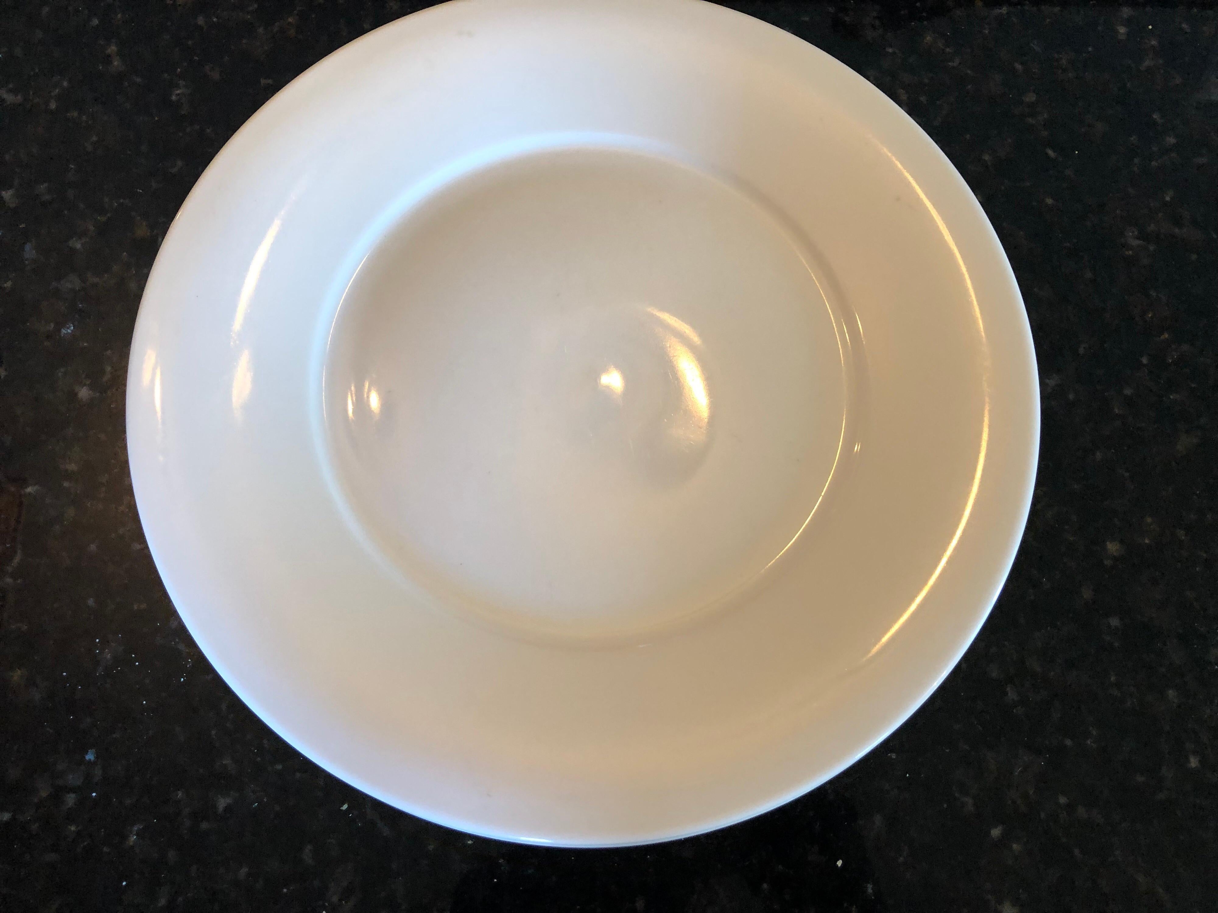Bohemian Set of '4' Large French Porcelain Dinner Plates