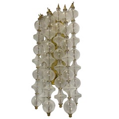 Set di 4 grandi lampade in vetro di Murano, vendute in coppia