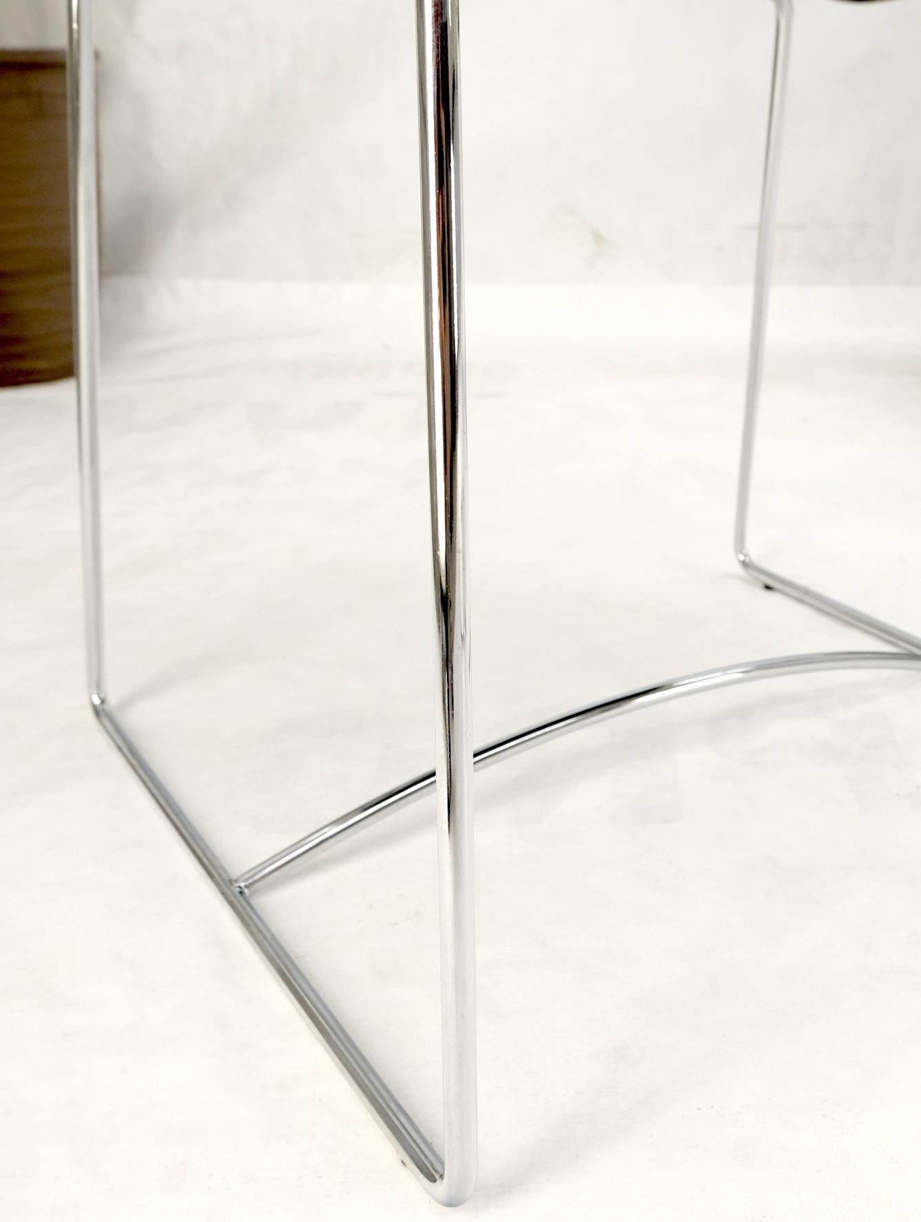 Set of 4 Ligne Roset Upholstered Dining Chairs Mid-Century Modern Designer  2