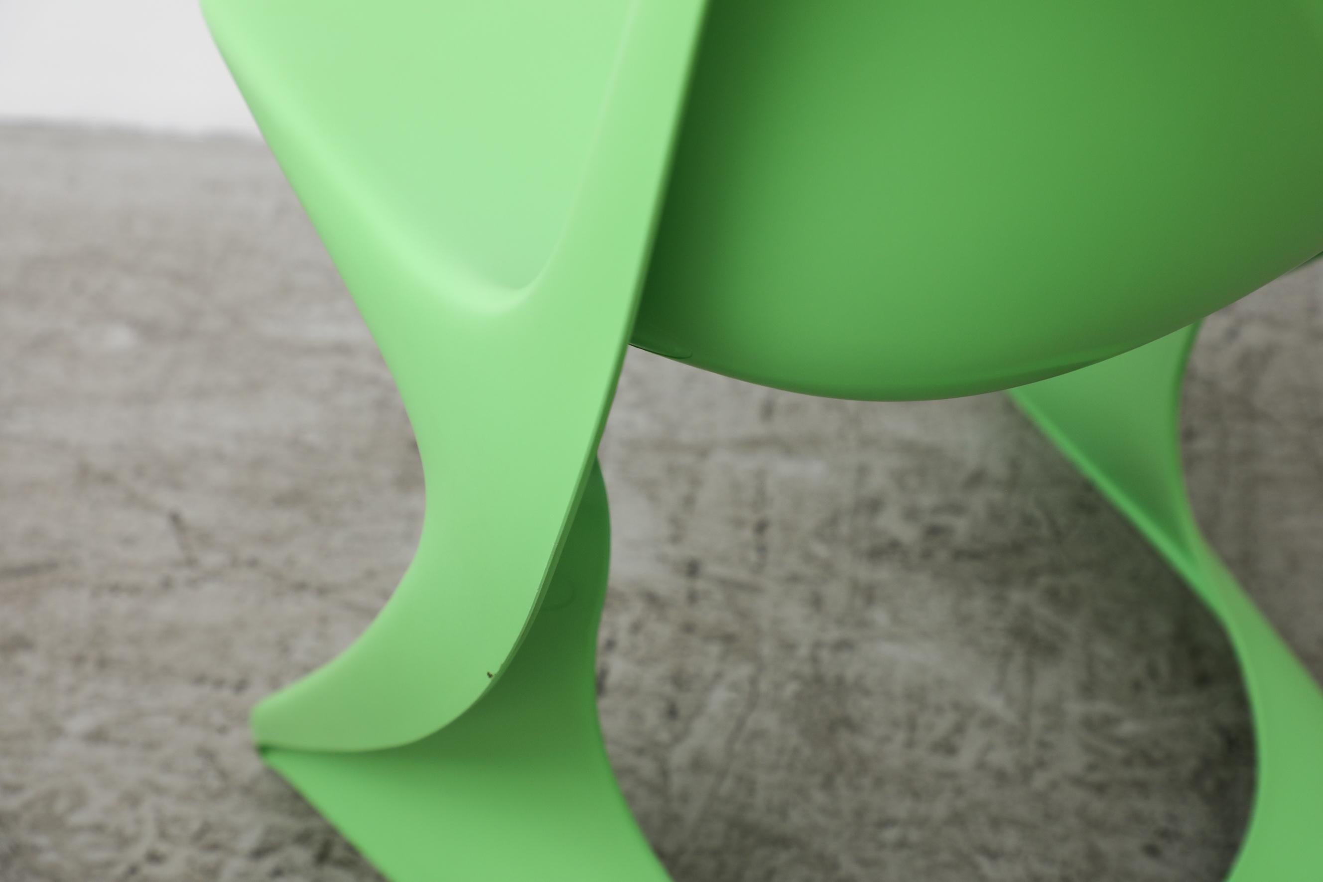 Set of 4 Lime Green Casalino Chairs by Alexander Begge 4