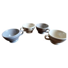 Lot de 4 tasses à cidre Linvosges - Stripes & Polka Dots, Vintage 2C174