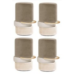 Set of 4 Lipstick Bar Stools by Royal Stranger