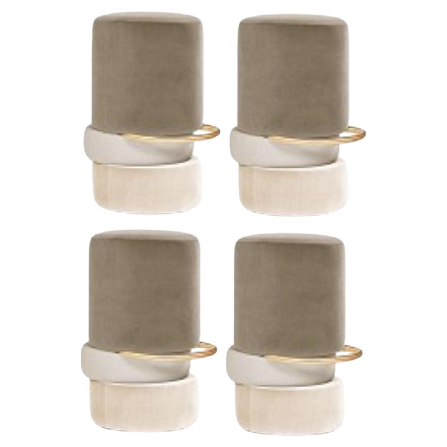 Set aus 4 Lippenstift-Barhockern von Royal Stranger