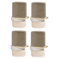 Set aus 4 Lippenstift-Barhockern von Royal Stranger