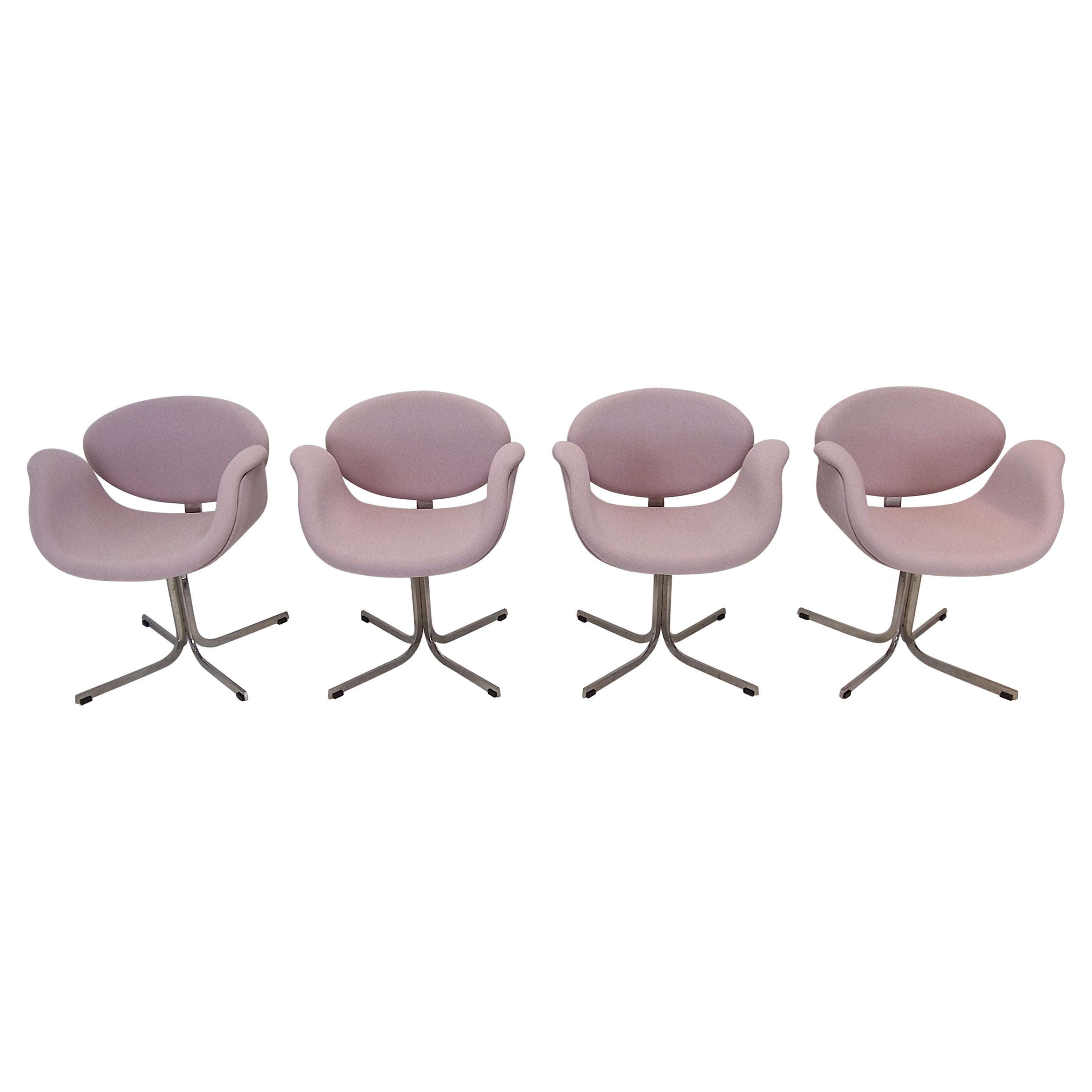 Set of 4 Little Tulip Armchairs by Pierre Paulin for Artifort